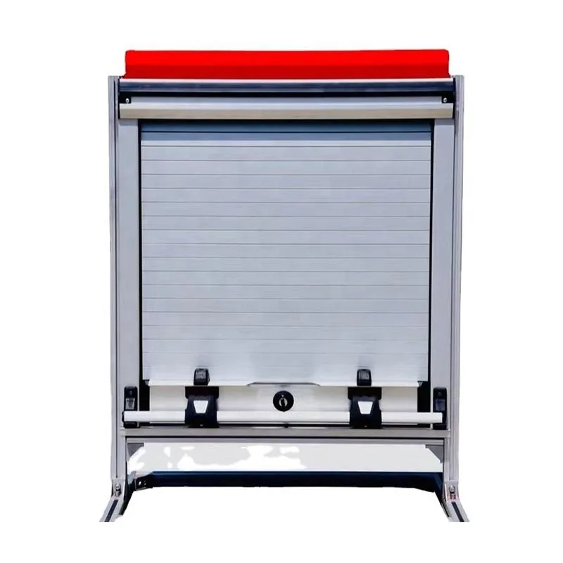 Porte à enroulement pour camion fourgon